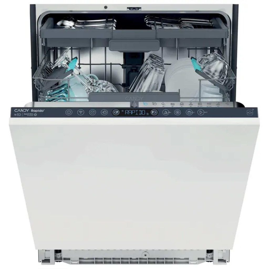 Candy Rapido’ CS 6B0S3PSA Lavastoviglie da Incasso, 16 Coperti, Classe B, Wi-Fi, Antracite Candy Rapido’ CS 6B0S3PSA Lavastoviglie da Incasso, 16 Coperti, Classe B, Wi-Fi, Antracite