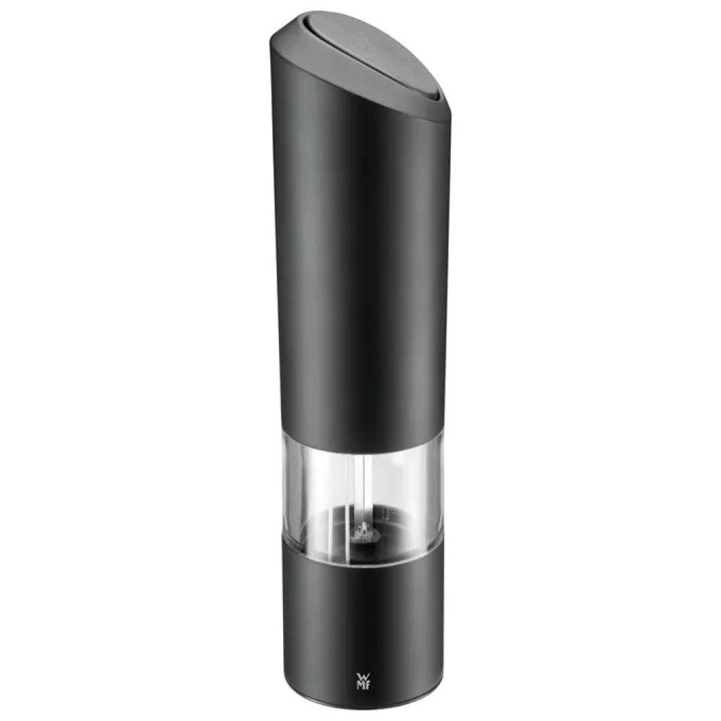 WMF Ceramill macinino elettrico per sale e pepe, nero, con LED