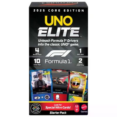 MATTEL UNO Elite Formula 1 Mattel Games – Starter Pack