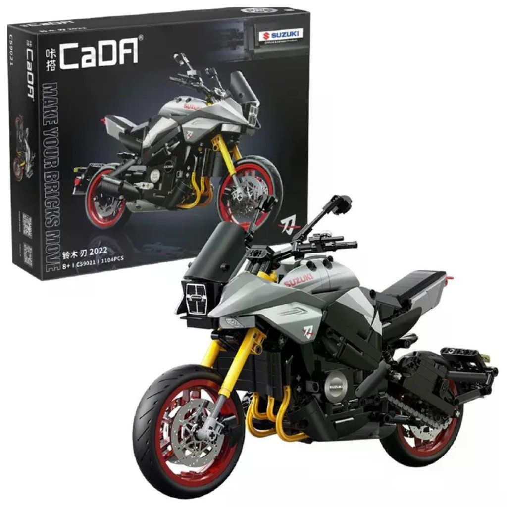 CaDA Suzuki Katana 2022 – Moto da costruire, 1104 pezzi, scala 1:6