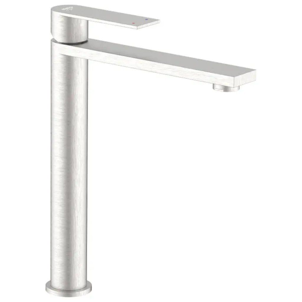 IDRO BRIC Miscelatore lavabo alto Idro Bric Solar in acciaio spazzolato SS304 IDRO BRIC Miscelatore lavabo alto Idro Bric Solar in acciaio spazzolato SS304