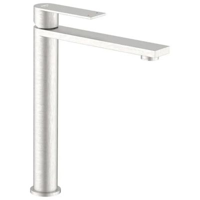 IDRO BRIC Miscelatore lavabo alto Idro Bric Solar in acciaio spazzolato SS304