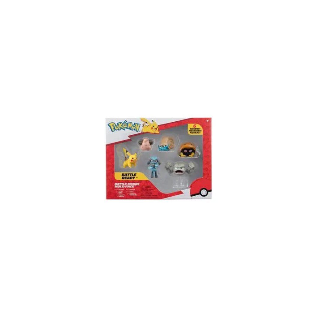JAZWARES Pokémon Serie 6 – Set Deluxe con 6 Action Figure Assortite JAZWARES Pokémon Serie 6 – Set Deluxe con 6 Action Figure Assortite