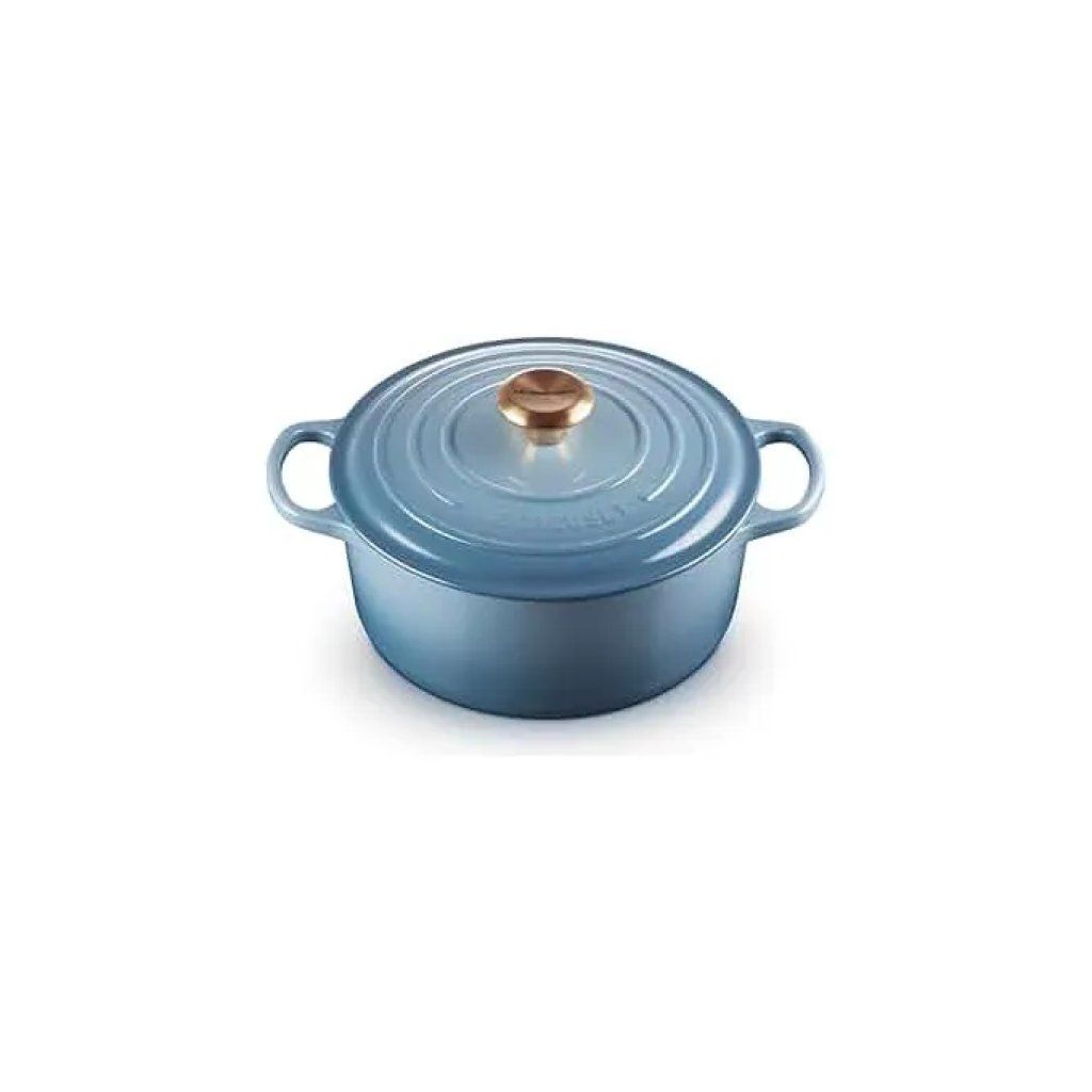 Le Creuset Signature Cocotte rotonda in ghisa 24 cm, 4,2 L, Chambray