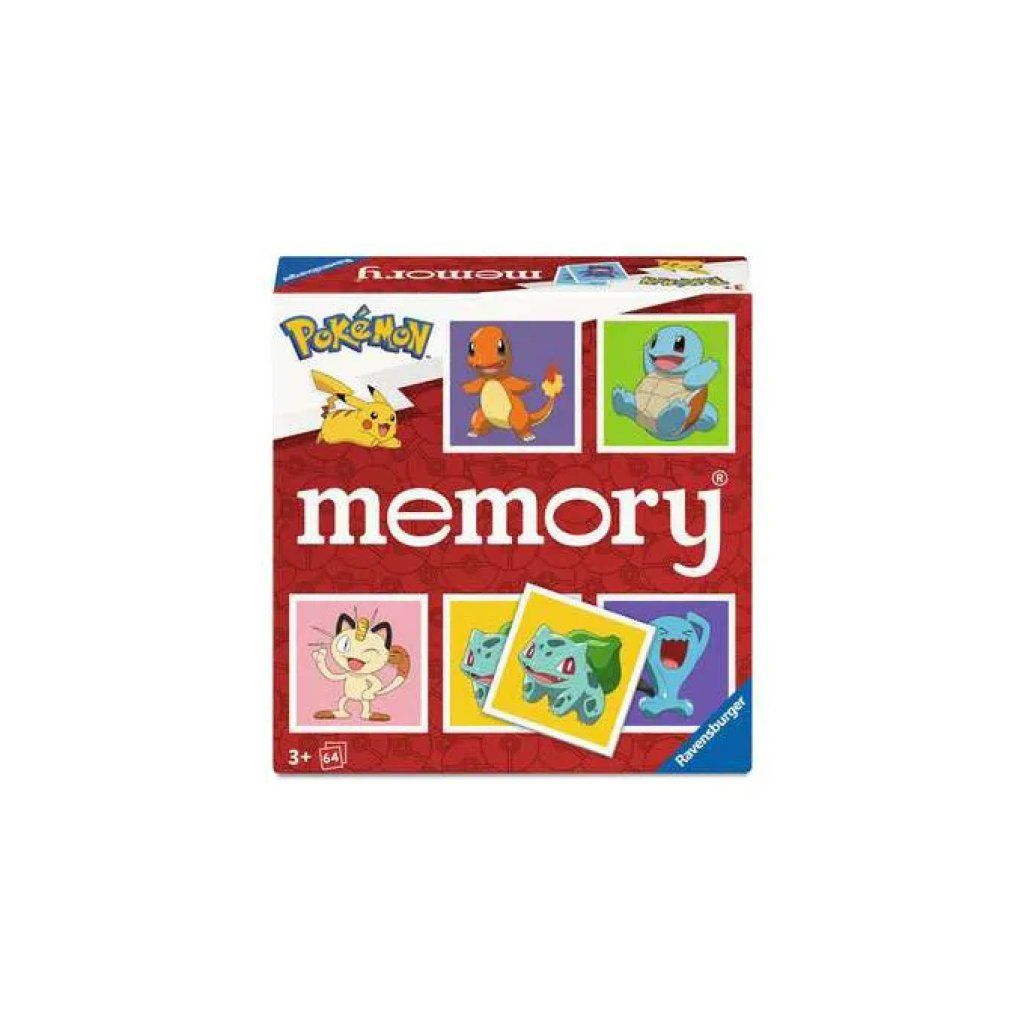 Ravensburger Memory Pokémon – Gioco di Memoria, 64 Carte Ravensburger Memory Pokémon – Gioco di Memoria, 64 Carte