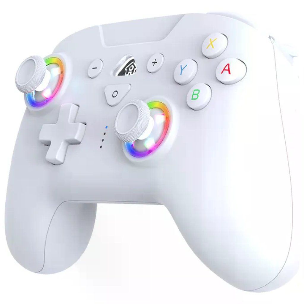 Qubick Controller Wireless Aero per Nintendo Switch e PC – Giallo Trasparente