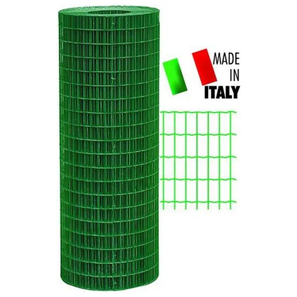 CAVALLINO Frigerio 557021 Europlast Rete Elettrosaldata Plastificata Verde 100x50 mm 2 CAVALLINO Frigerio 557021 Europlast Rete Elettrosaldata Plastificata Verde 100x50 mm 2