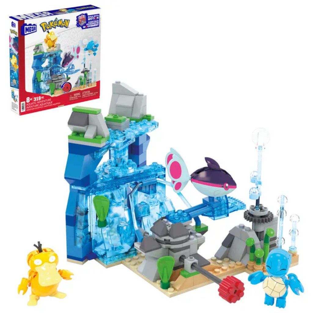 MEGA Pokémon Avventura Acquatica – Set di costruzioni, 319 pezzi MEGA Pokémon Avventura Acquatica – Set di costruzioni, 319 pezzi