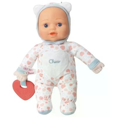 Chicco La Mia Prima Bambola Tessuto Morbido Massaggiagengive a Forma di Cuore