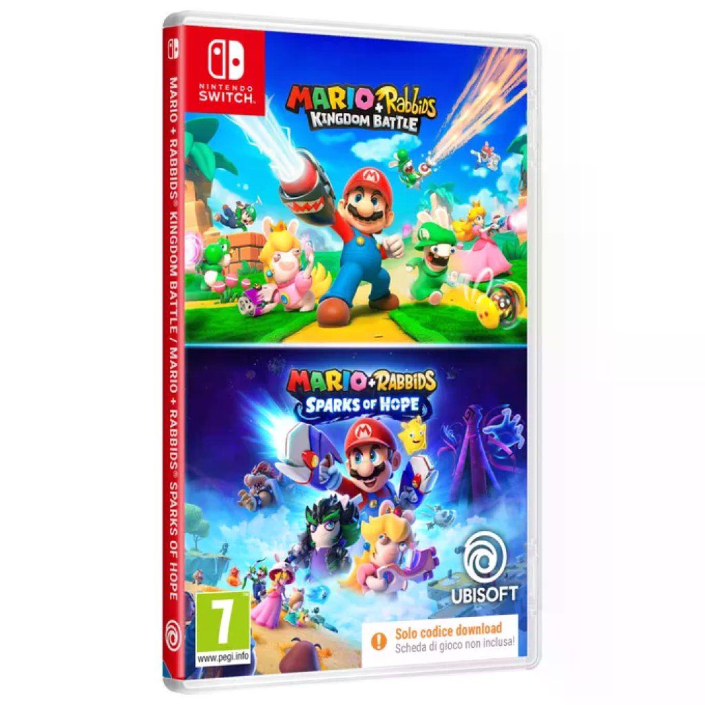 UBISOFT Mario + Rabbids Double Pack per Nintendo Switch – Codice download
