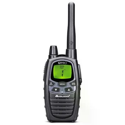 Midland G7 Pro Ricetrasmittente PMR446/LPD 69 Canali Nera Midland G7 Pro Ricetrasmittente PMR446/LPD 69 Canali Nera