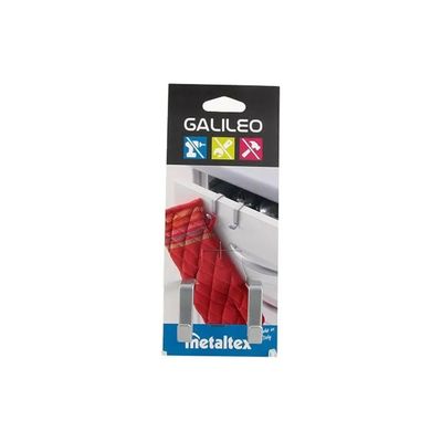 Metaltex Galileo – Gancio doppio da porta