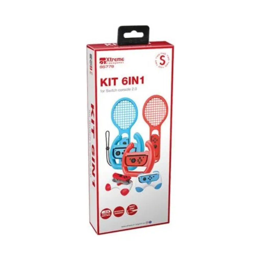 XTREME Kit Accessori 6 in 1 per Nintendo Switch 2 XTREME Kit Accessori 6 in 1 per Nintendo Switch 2