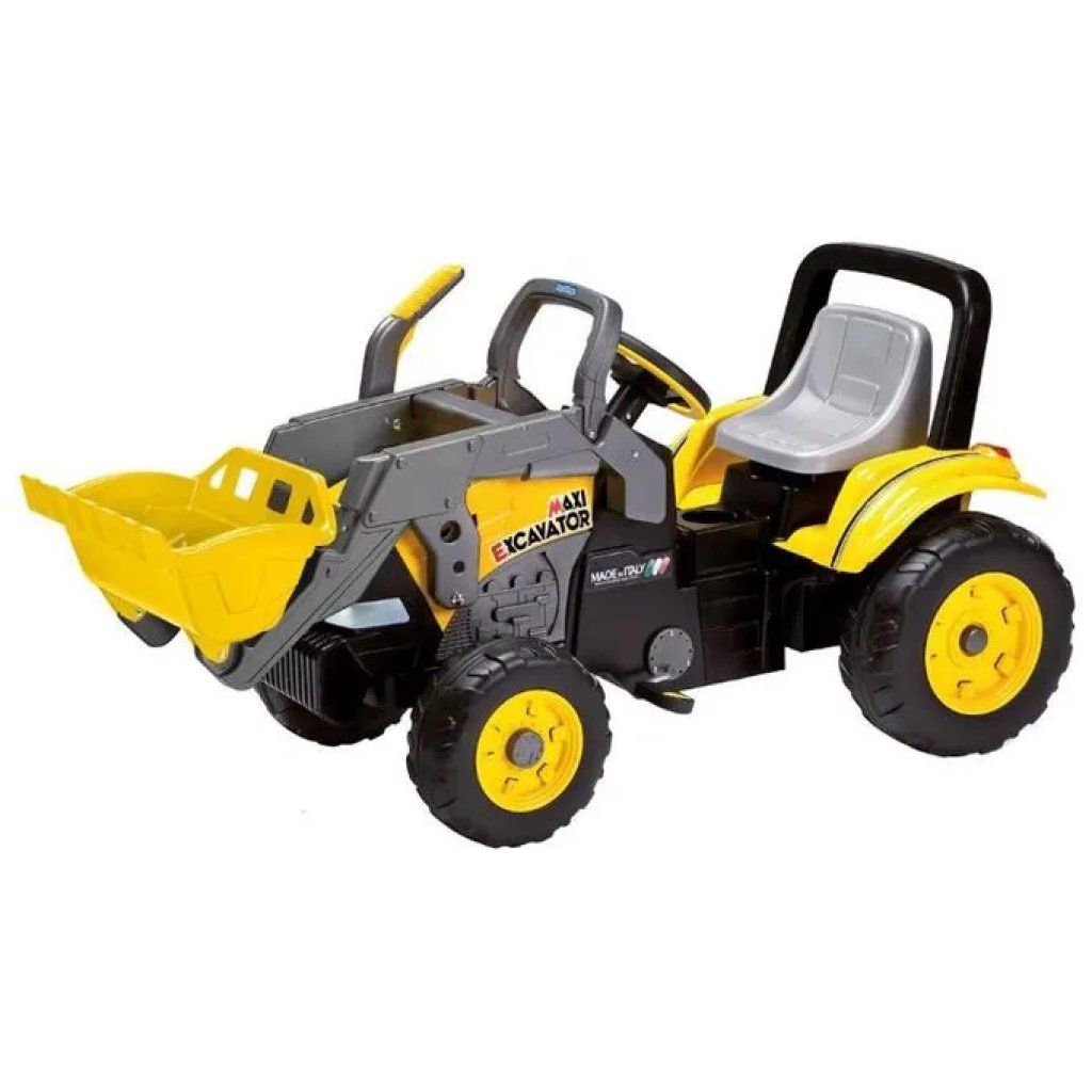 Peg Perego Maxi Excavator escavatore a pedali giallo Peg Perego Maxi Excavator escavatore a pedali giallo