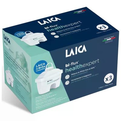 LAICA Bi-Flux Healthexpert – 3 cartucce filtranti con magnesio