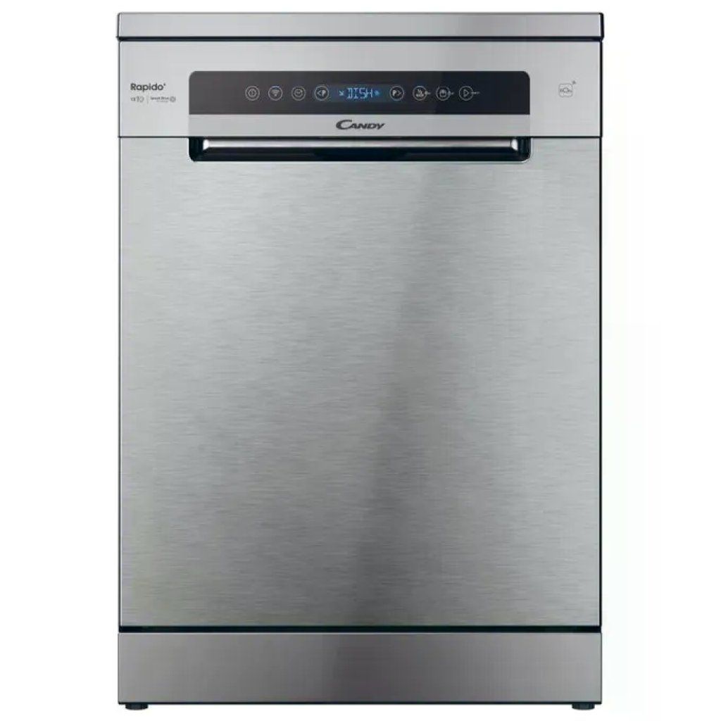 Candy RapidÓ CF 3C7F0X Lavastoviglie a libera installazione, 13 coperti, classe C, inox