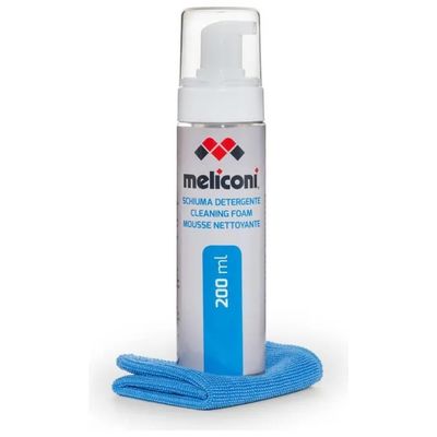 Meliconi Kit Foam C-200 per Pulizia Schermi con Panno in Microfibra