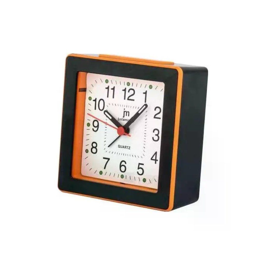 JM JA-7061QO Radiosveglia Analogica Arancio e Nera