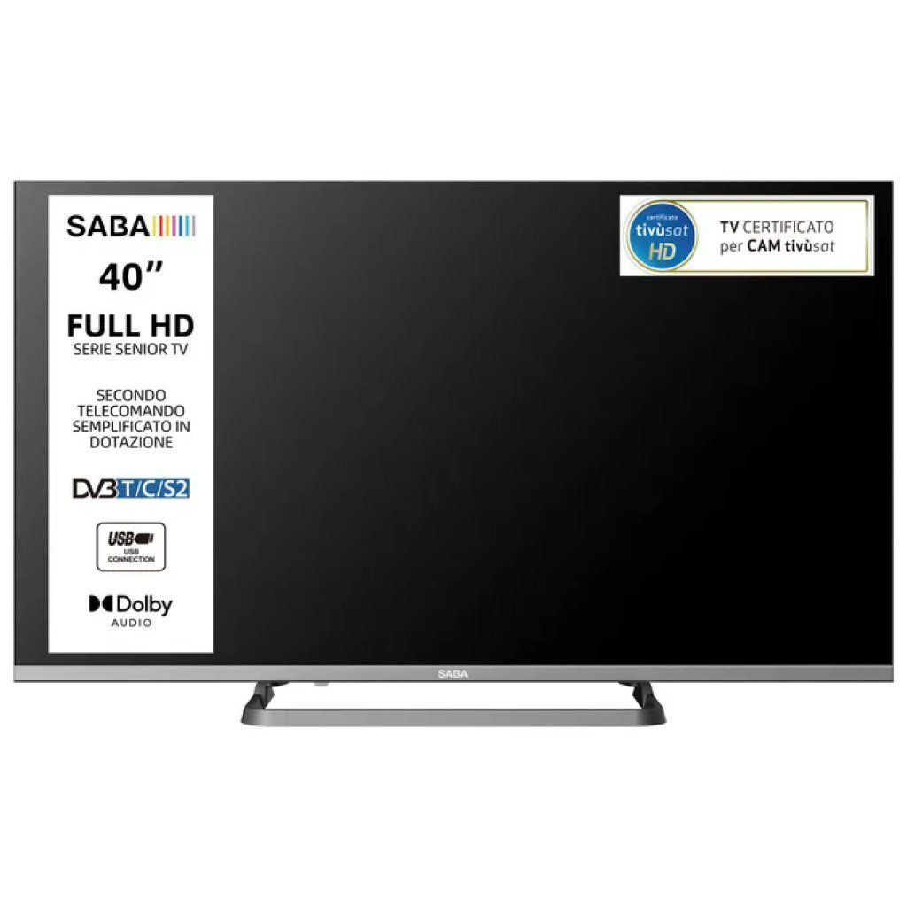 SABA SA40M10 TV LED 40” Full HD con TivuSAT