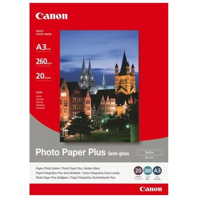 Canon SG-201 Carta Fotografica Semilucida A3, 260 g/m², 20 fogli Canon SG-201 Carta Fotografica Semilucida A3, 260 g/m², 20 fogli