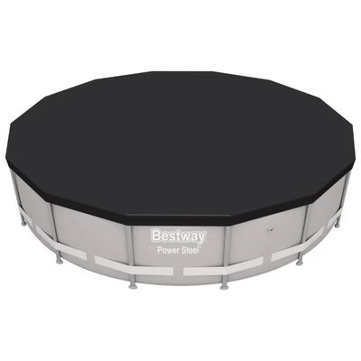 Bestway Flowclear Telo di Copertura Rotondo per Piscina 427 cm – Grigio Bestway Flowclear Telo di Copertura Rotondo per Piscina 427 cm – Grigio
