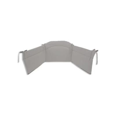 Baby Idea Paracolpi per Lettino a 3 Lati Grigio