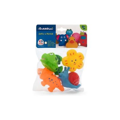 Globo Set Animali Gommolosi Assortiti, 4 Pezzi, Giocattolo per Bambini 0+ Globo Set Animali Gommolosi Assortiti, 4 Pezzi, Giocattolo per Bambini 0+