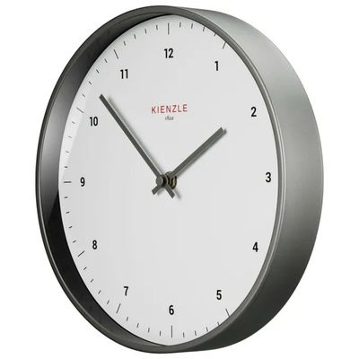 Kienzle Classic 14978 Orologio da Parete Radiocontrollato, Argento, 25 cm