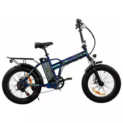 EMG Bomber One Bicicletta Elettrica Fat Bike Pieghevole 20 EMG Bomber One Bicicletta Elettrica Fat Bike Pieghevole 20" Blu