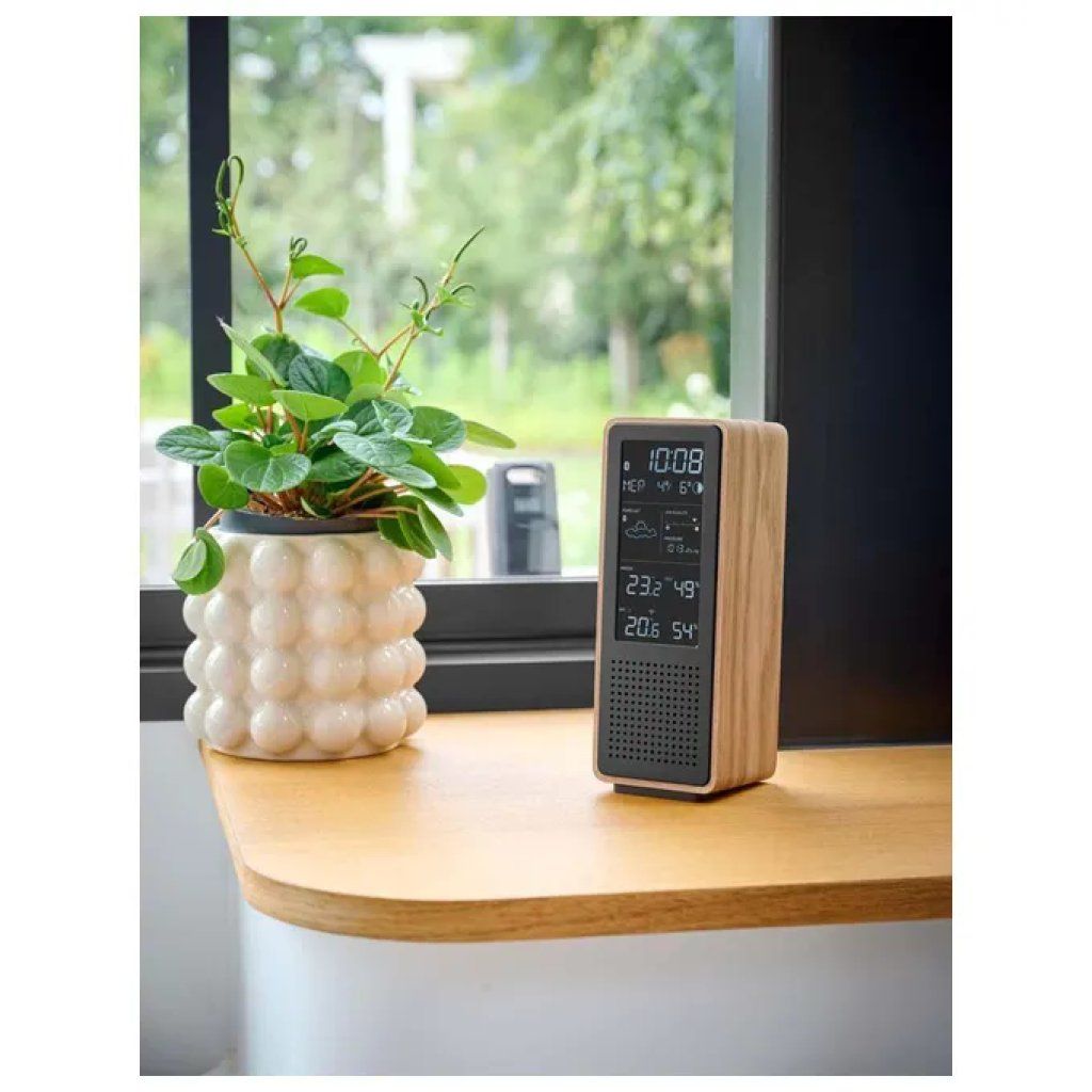 Thomson altoparlante Bluetooth 15 W con stazione meteo e radio FM