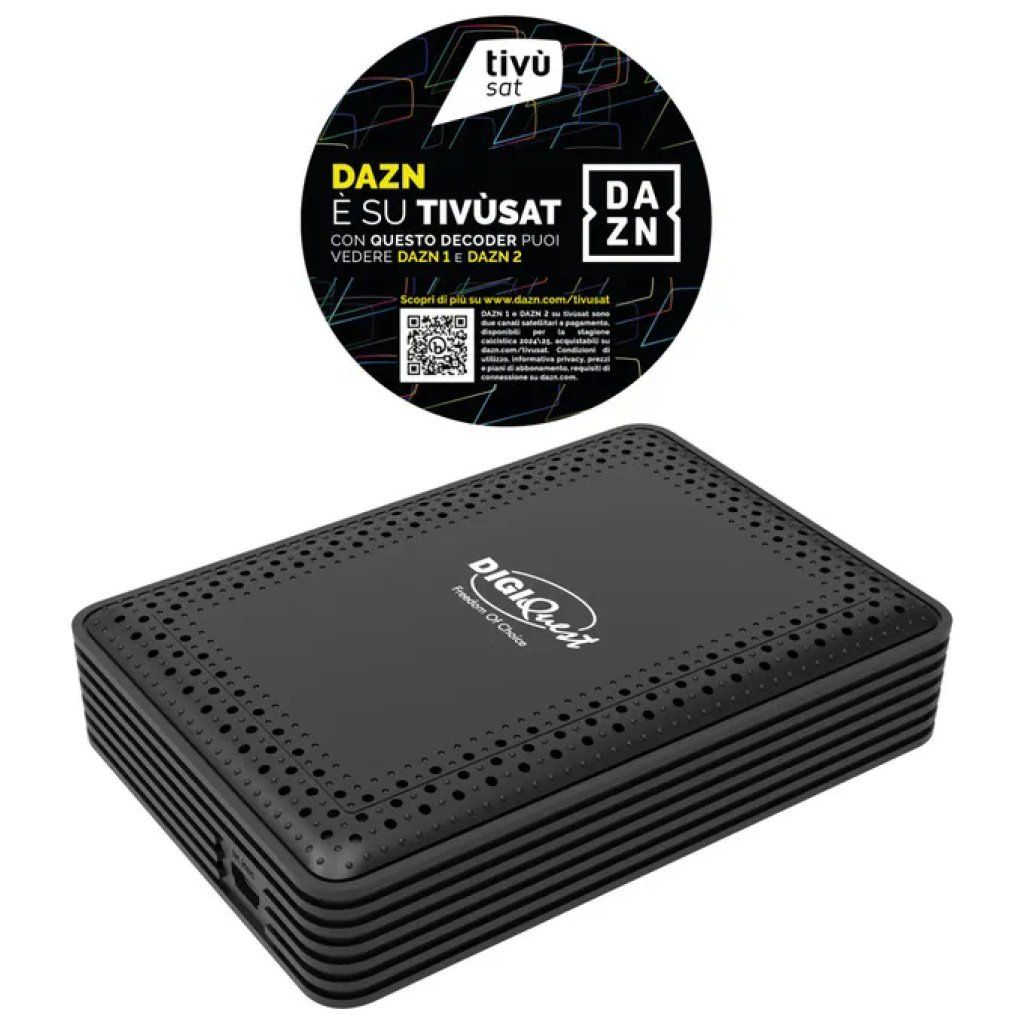Digiquest RICD1248 Decoder tivùsat Full HD DVB-S2