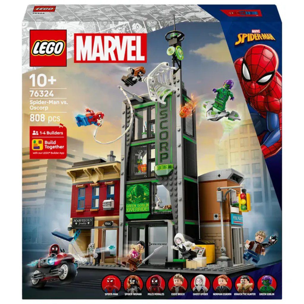 LEGO Marvel Spider-Man contro Oscorp 76324 – 808 pezzi