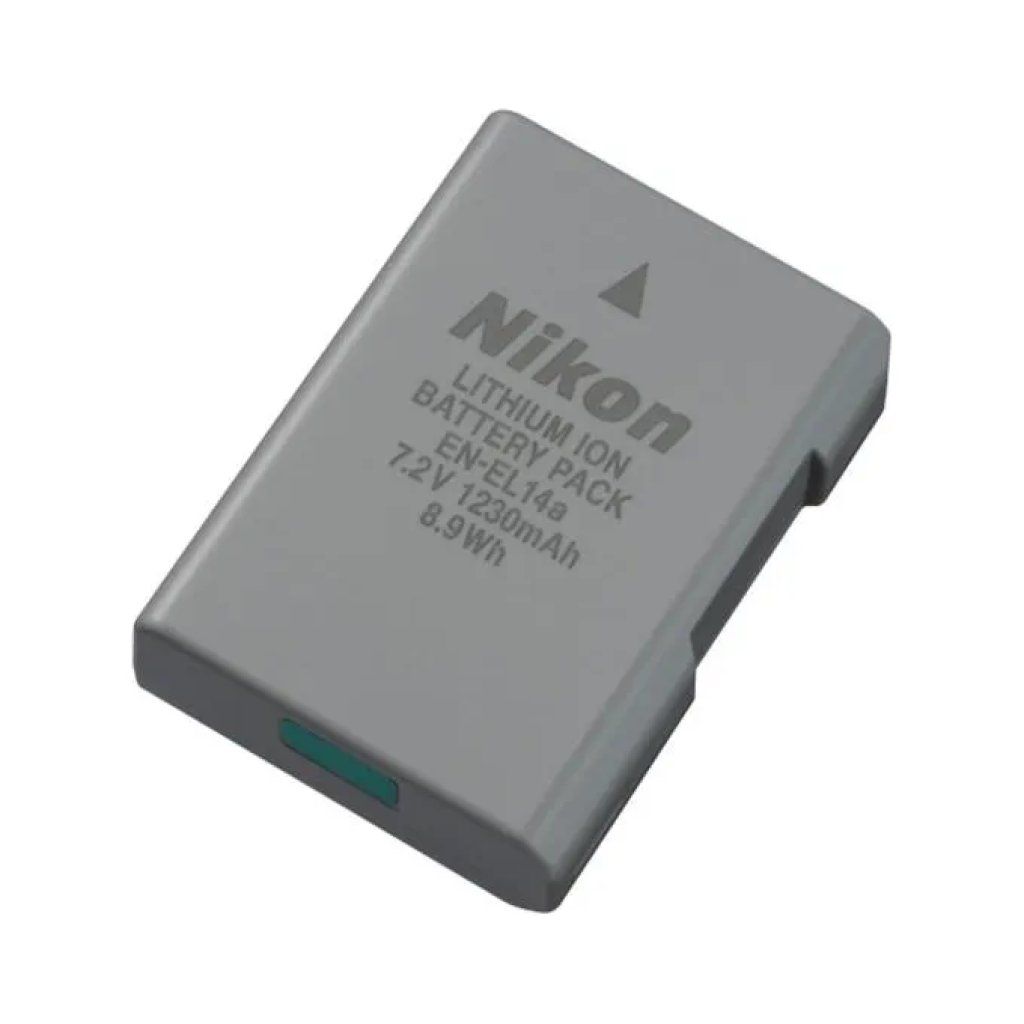 NIKON Batteria ricaricabile Nikon EN-EL14a agli ioni di litio, 1230 mAh, 7,2 V NIKON Batteria ricaricabile Nikon EN-EL14a agli ioni di litio, 1230 mAh, 7,2 V