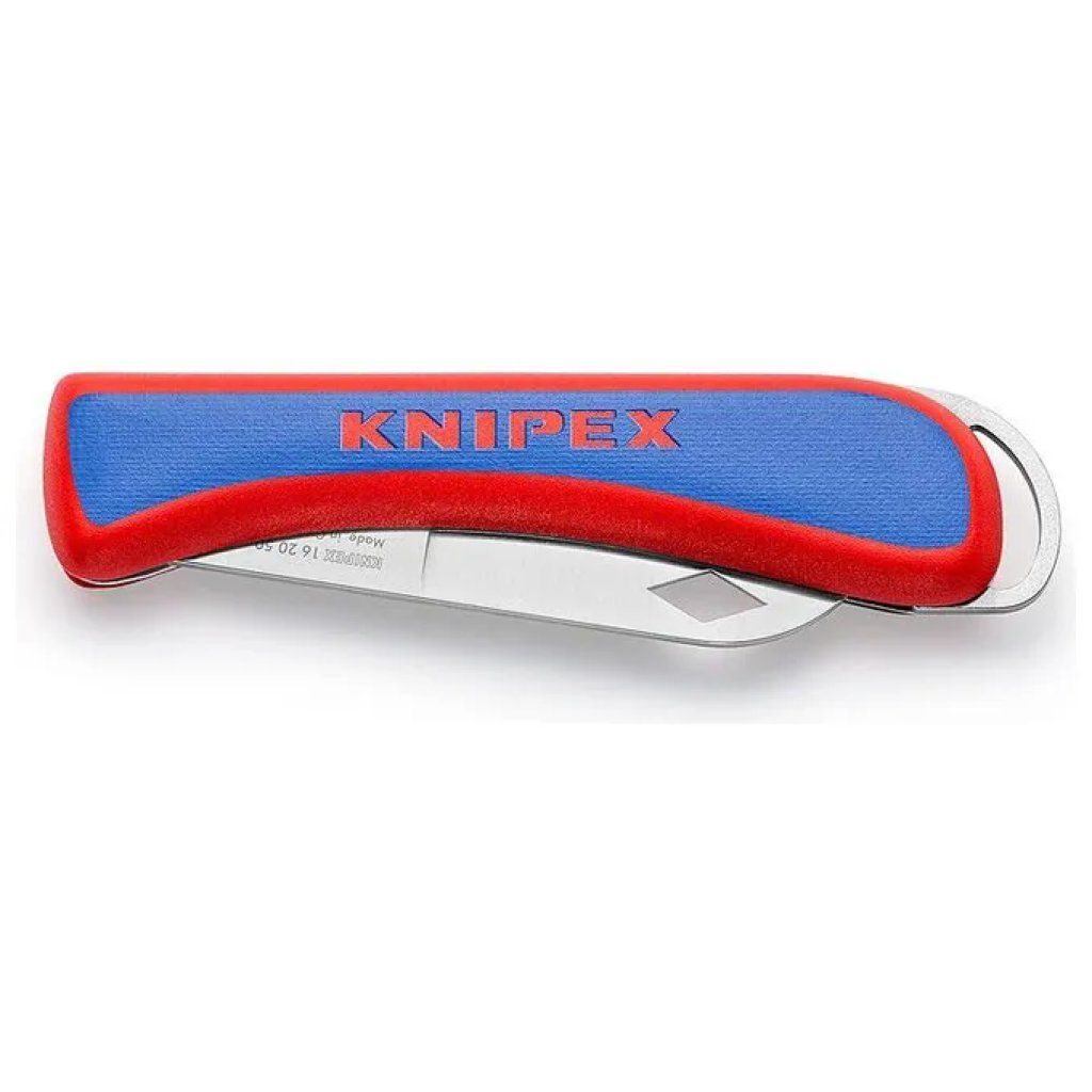 KNIPEX 16 20 50 SB – Coltello pieghevole per elettricisti, lama 8 cm