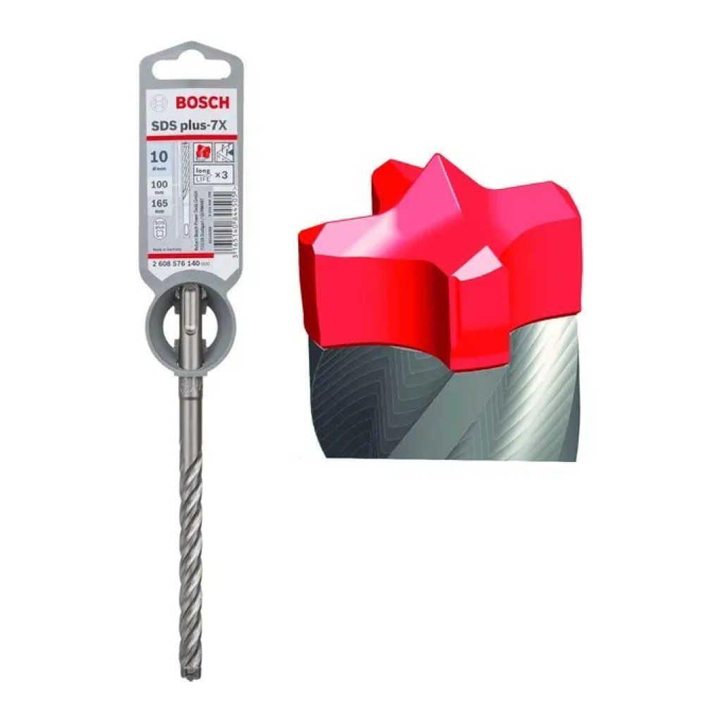 Bosch SDS plus-7X Punta per Calcestruzzo 14 x 200 x 265 mm