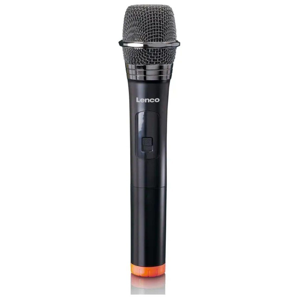 Lenco MCW-011BK Microfono Wireless Nero con Ricevitore Jack 6,3 mm Lenco MCW-011BK Microfono Wireless Nero con Ricevitore Jack 6,3 mm