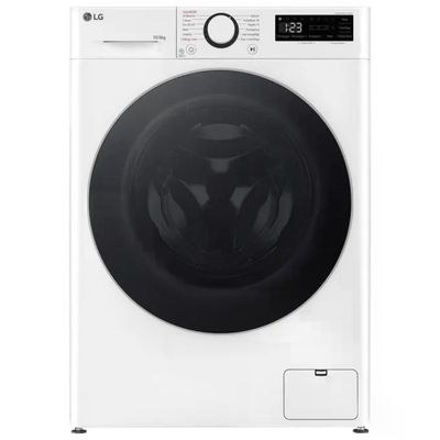 LG D4R5010TSWS Lavasciuga 10/6 kg, 1400 giri, AI DD, TurboWash 360 e Steam