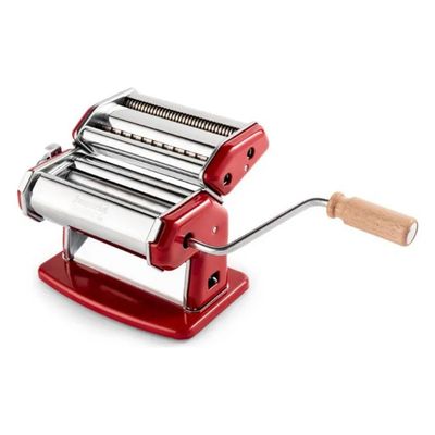 Imperia 4120 iPasta Classica Macchina per Pasta Manuale Rossa Imperia 4120 iPasta Classica Macchina per Pasta Manuale Rossa
