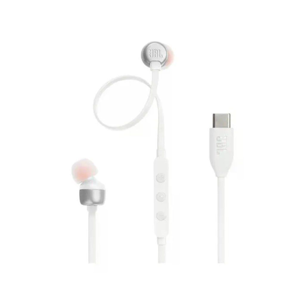 JBL Tune 310C Auricolari In-Ear USB-C, Bianco