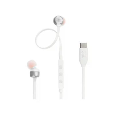 JBL Tune 310C Auricolari In-Ear USB-C, Bianco