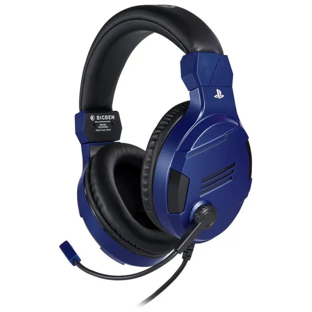 BIG BEN Bigben Cuffie Gaming Stereo con Microfono, Blu BIG BEN Bigben Cuffie Gaming Stereo con Microfono, Blu