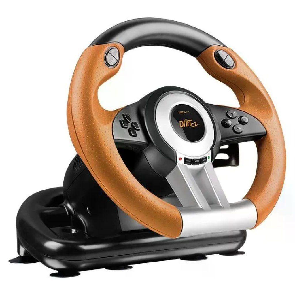 SPEEDLINK DRIFT O.Z. Volante da Gaming con Pedali per PC
