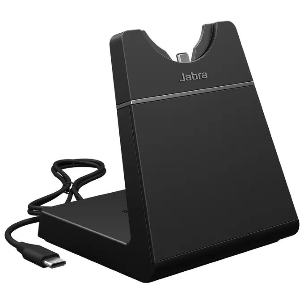 Jabra 14217-05 Supporto di ricarica per cuffie Engage SE USB-C, nero