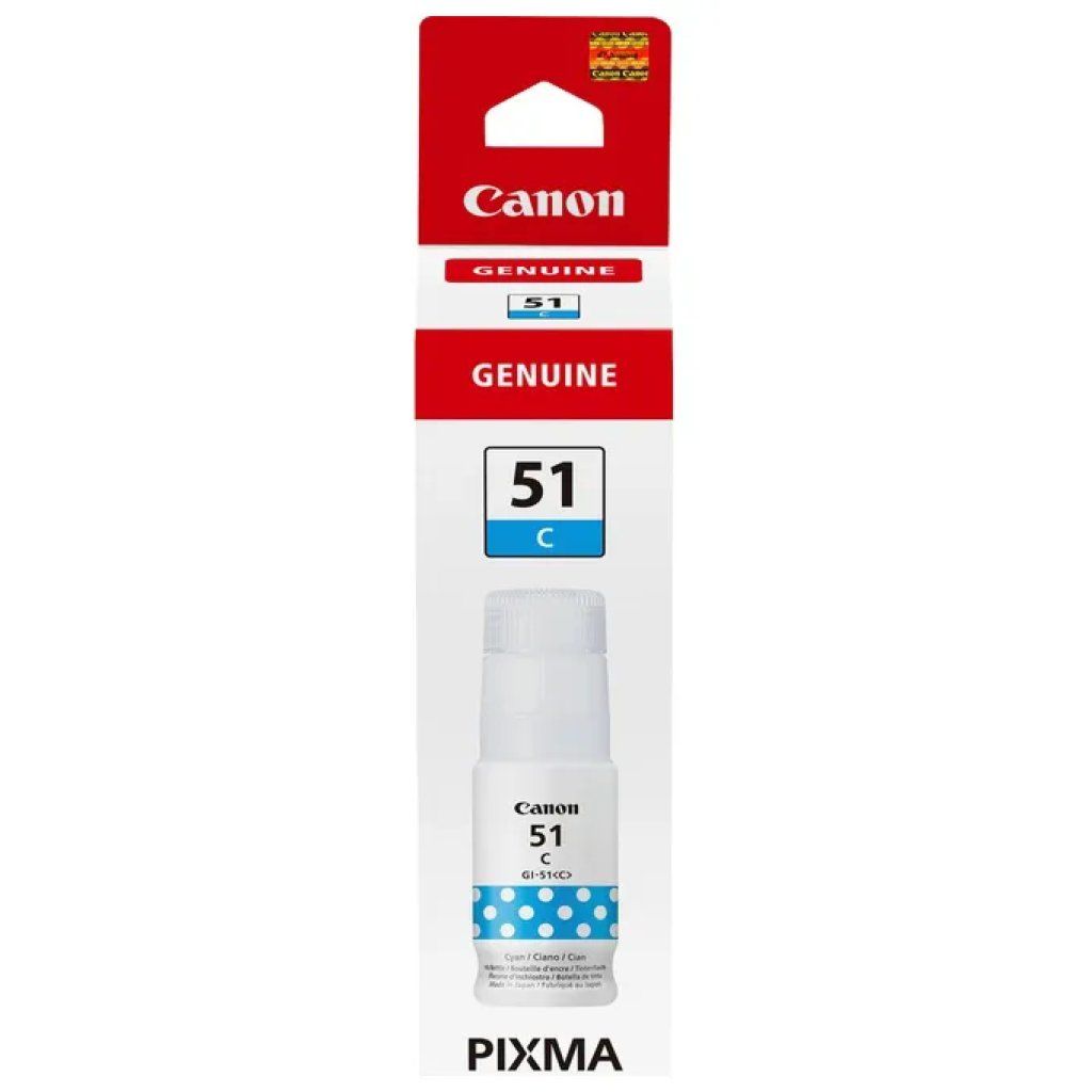 Canon GI-51C Inchiostro Ciano Originale da 70 ml Canon GI-51C Inchiostro Ciano Originale da 70 ml