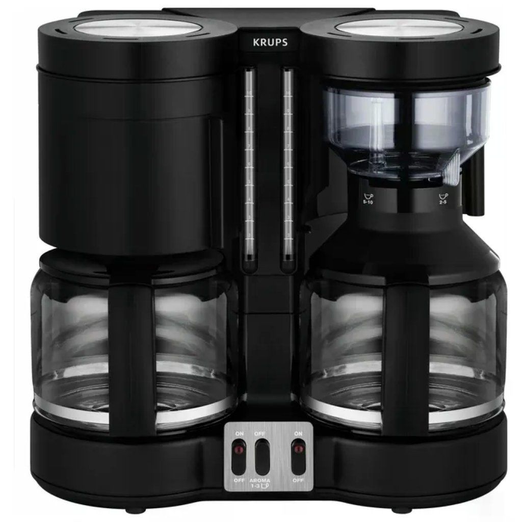 Krups KM8508 macchina da caffè a filtro doppia, 1 L, 2200 W Krups KM8508 macchina da caffè a filtro doppia, 1 L, 2200 W
