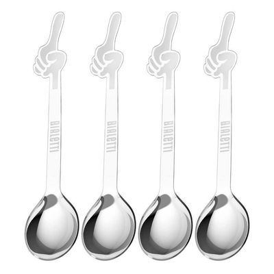 Bialetti Perfetto Moka – Set 4 Cucchiaini da Espresso Bialetti Perfetto Moka – Set 4 Cucchiaini da Espresso