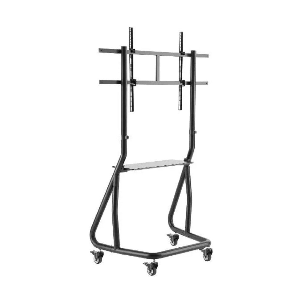Conceptronic 650609 Carrello Universale per TV e Monitor 60–105″, Portata 100 kg, VESA 1000×600, Nero