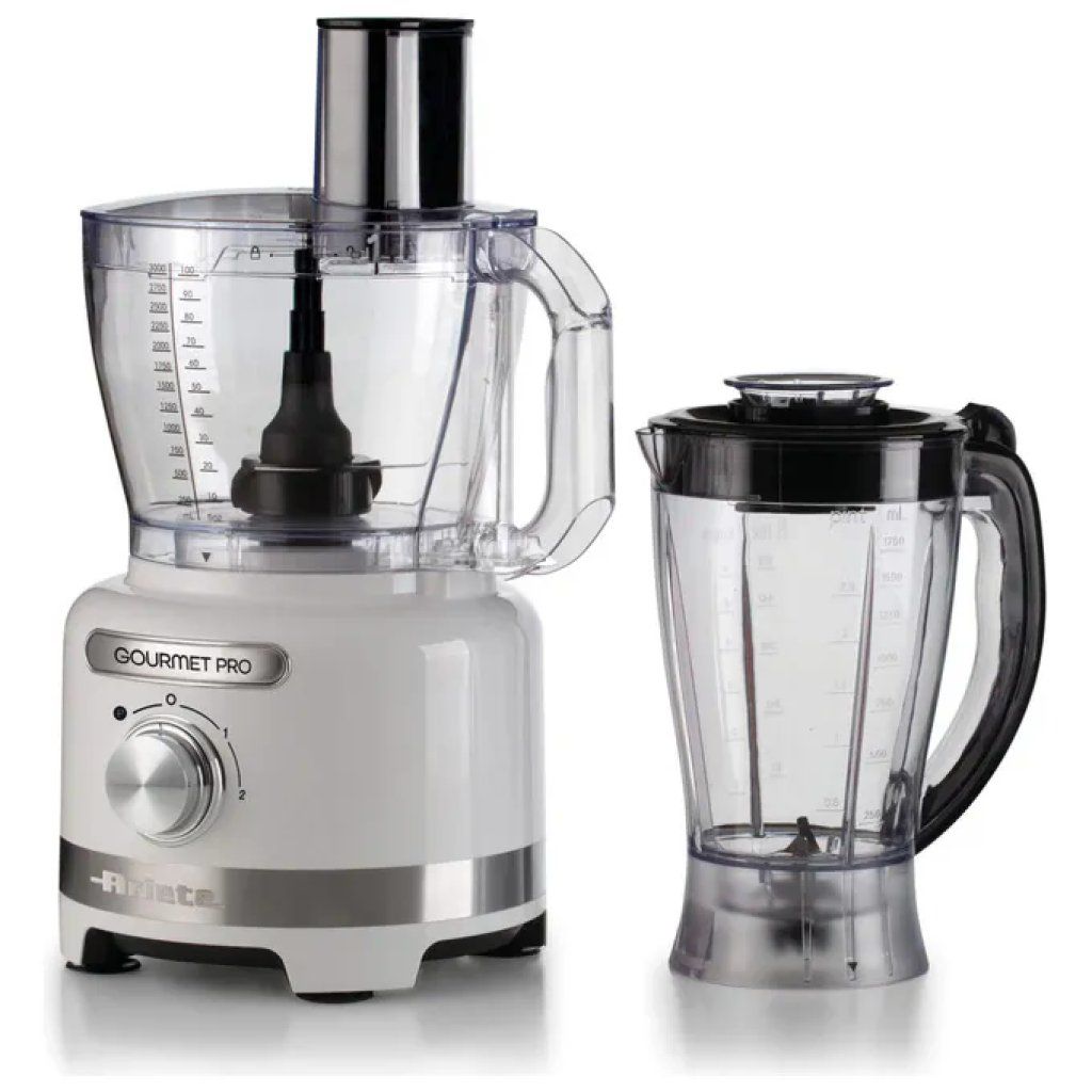 Ariete 1782 Gourmet Pro Moderna Robot da Cucina Tritatutto 3L Frullatore 2L 1000W 2 Velocita' Pulse