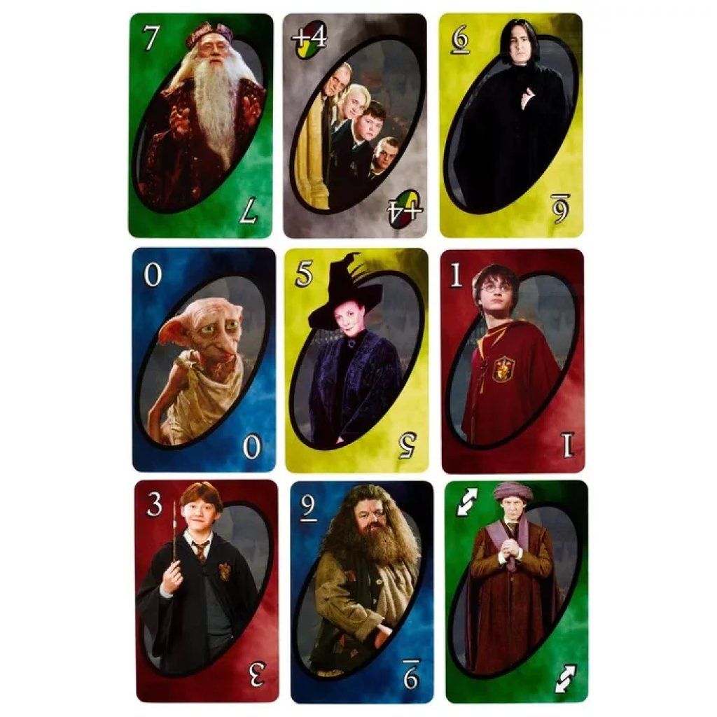Mattel UNO Harry Potter – Gioco di carte per famiglia e amici