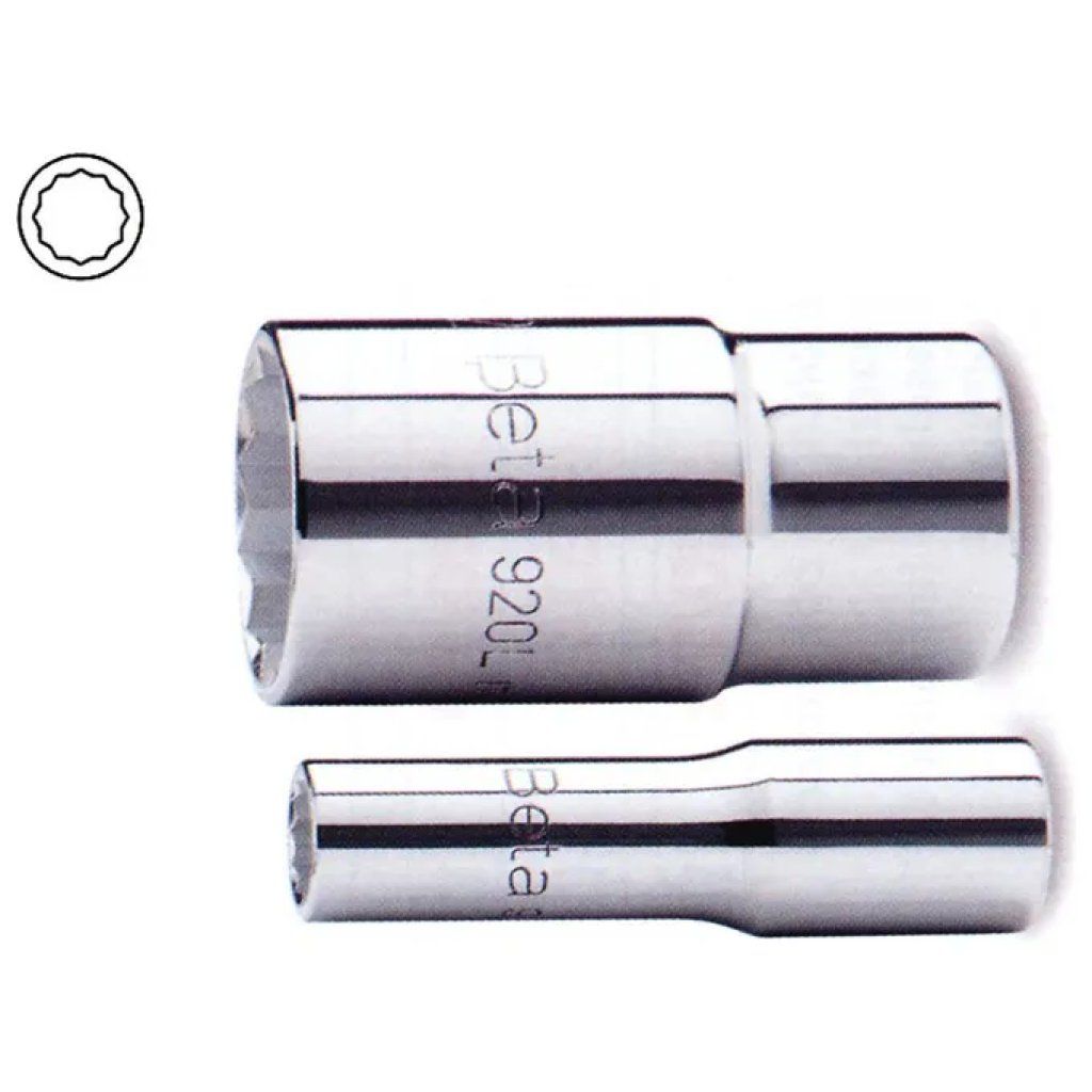 Beta 920/19 BL Bussola poligonale lunga 1/2″, 19 mm Beta 920/19 BL Bussola poligonale lunga 1/2″, 19 mm